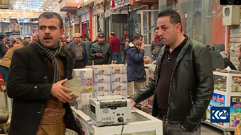 بورصة أربيل تسجل صعودا في أسعار الدولار وانخفاضا في الذهب